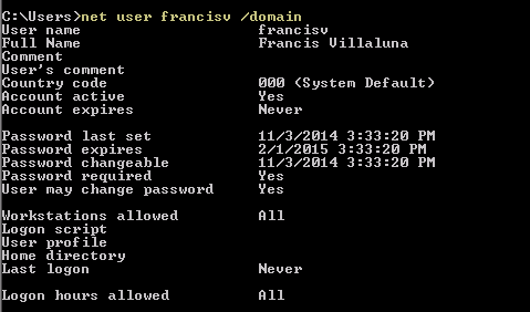 change user password windows 8 cmd